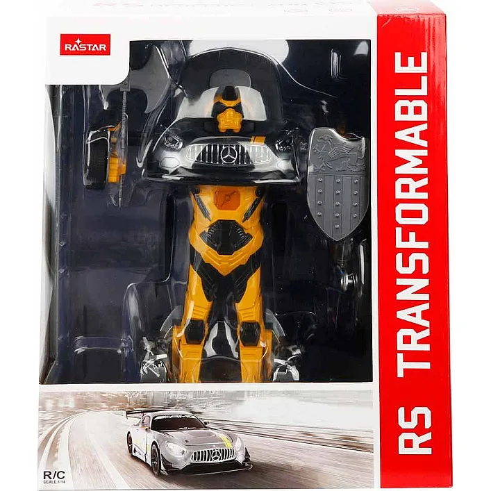 Игрушечный автомобиль-трансформер на радиоуправлении Mercedes-Benz 1:14, Rastar (10643)