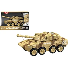 Танк WY1105B БТР инерционный, батарейка, музыка, свет кор.30*12*18.5см (Маш4821)