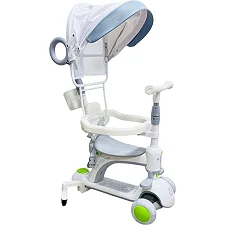 Самокат Smart Baby 669 Green трансформер з дашком Maraton