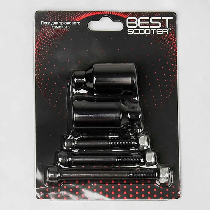 Самокат трюковый Т-30401 Best Scooter (4) "Warrior", HIC-система, ПЕГИ, алюминиевый диск и дека, колёса PU, d=120мм, ширина руля 58 см