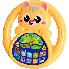 Интерактивная игрушка руль "Путешественник: Ферма" M 6305, 18 см, украинский