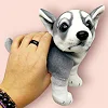 Мягкая игрушка "Песик. Хаски", 24 см