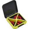 Кейс для капсул Fitseven UZSPACE TP005GY, графитовый с желтым