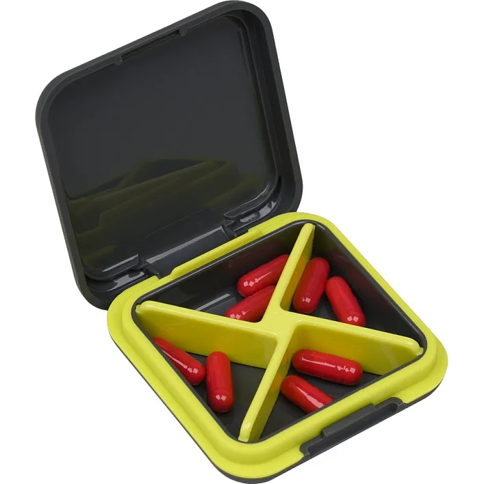 Кейс для капсул Fitseven UZSPACE TP005GY, графитовый с желтым