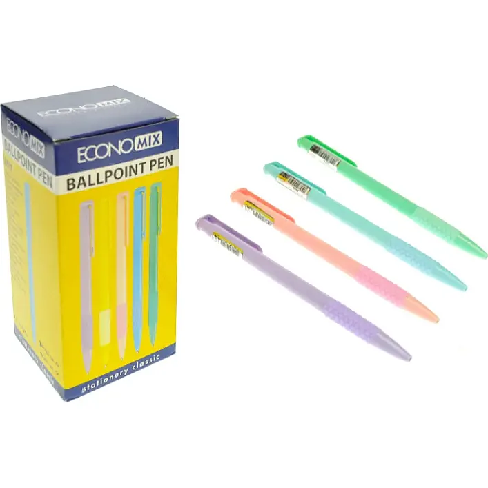 Ручка масляная ECONOMIX ZEFIR E10259 Синяя 0,5мм (Кнц0259)