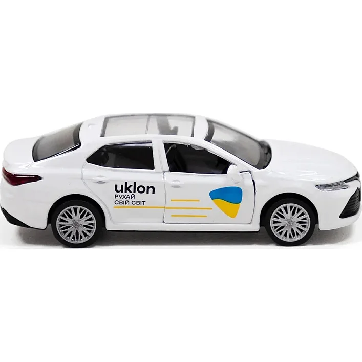 Автомодель - "TOYOTA CAMRY UKLON" (белый) 250291 в коробке TechnoDrive (Маш4083)