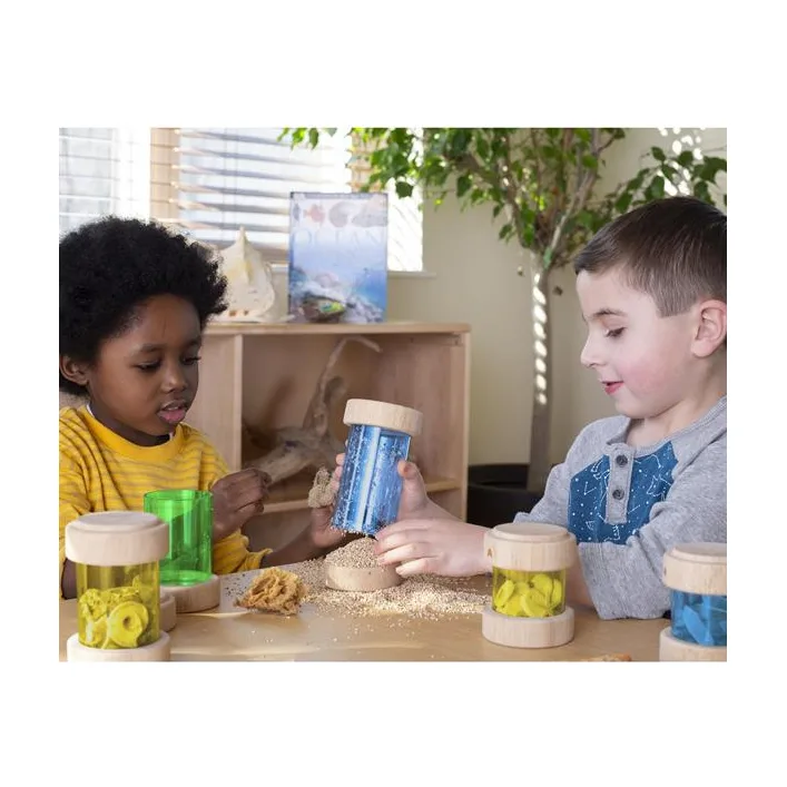 Игровой набор Guidecraft Natural Play Сокровища в цветных баночках (G3087)