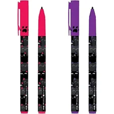 Ручка шариковая Vinson "Котик " A27(55551)синяя, колпачок (Кнц0724)