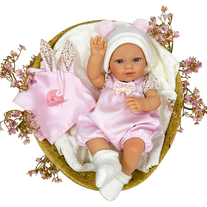 Кукла Reborn, серия DOUDOU, девочка, в коробке, 37см, Nines d`Onil (36126)