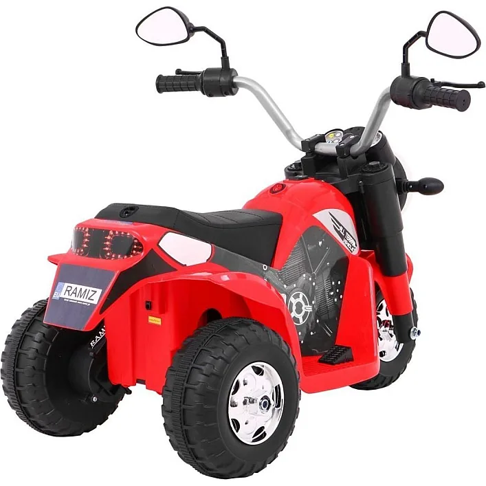 Детский аккумуляторный мотоцикл RAMIZ MiniBike красный