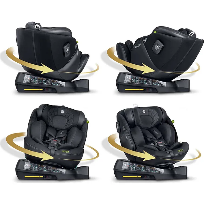 Автокресло Nukido Aero Line ISOFIX 0-36 кг, черное