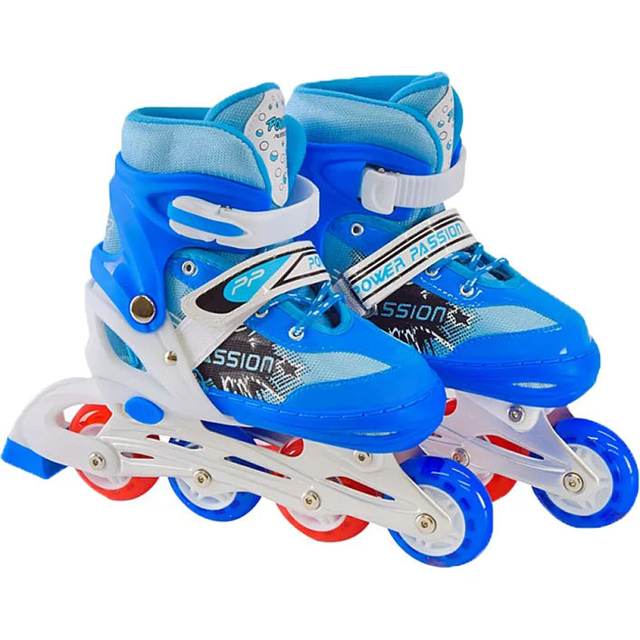 Детские ролики RL2406(Blue) светящиеся колеса, синий, L (39-42)