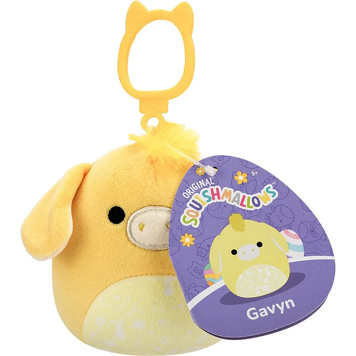 М'яка іграшка на кліпсі SQUISHMALLOWS – ВІСЛЮЧОК ГЕВІН (9 cm)