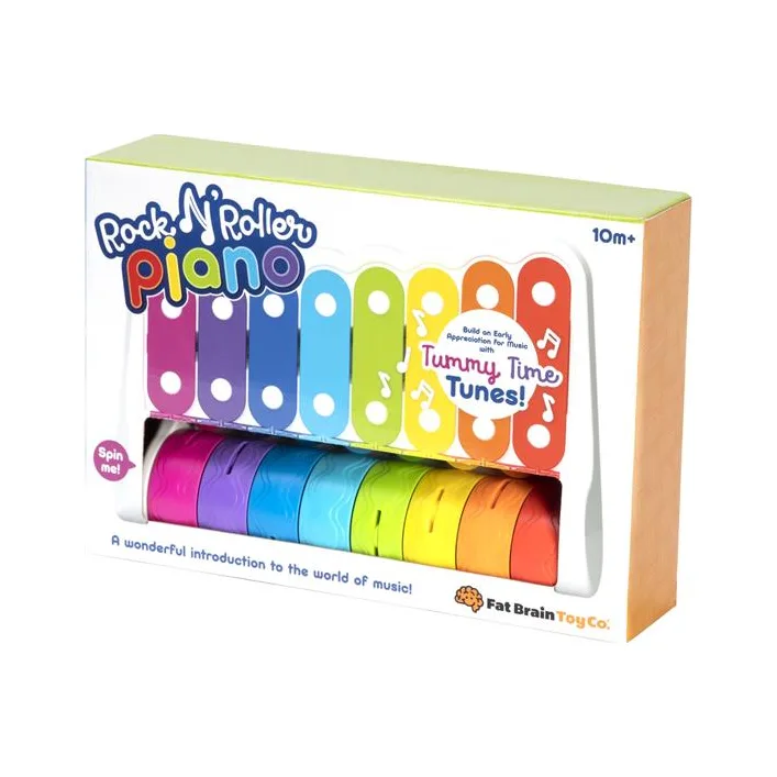 Детский ксилофон Fat Brain Toys Rock N' Roller Piano со звоночками (F281ML)