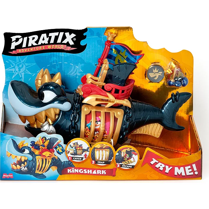 Игровой набор Piratix S - Королевская черная акула