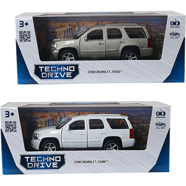 Автомодель - Chevrolet Tahoe 2008 (белый, серый)