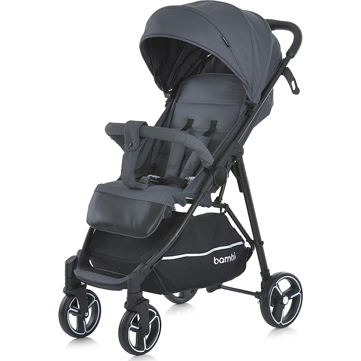 Коляска детская BAMBI (M 4249-2 Gray Matt) серый
