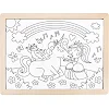 Пазл Hape Єдинороги з розмальовкою (E1642)