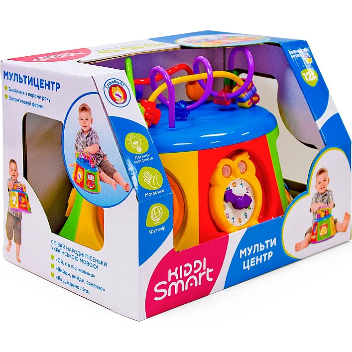 Игровой центр МУЛЬТИЦЕНТР 063388 KIDDI SMART (свет, украинский язык) (Муз8806)