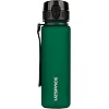 Бутылка для воды UZSPACE 3026(Dark-Green) 500 мл, темно-зеленая