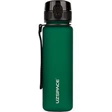 Бутылка для воды UZSPACE 3026(Dark-Green) 500 мл, темно-зеленая