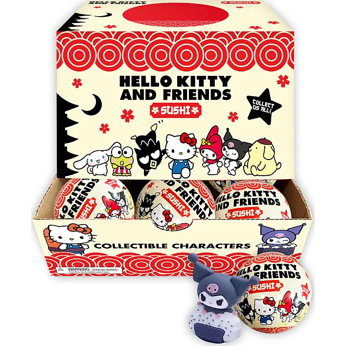 Фігурка-сюрприз у кулі COOL THINGS серії "Hello Kitty" - СУШІ-ПАТІ (у дисп., в ас.)