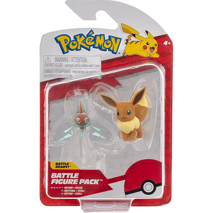 Набор игровых фигурок Pokemon W17 - Иви и Ротом