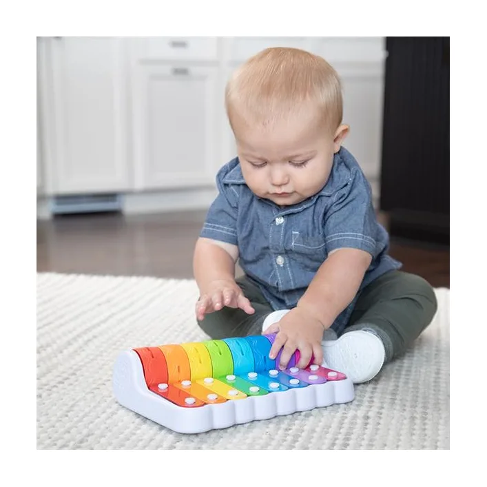 Детский ксилофон Fat Brain Toys Rock N' Roller Piano со звоночками (F281ML)