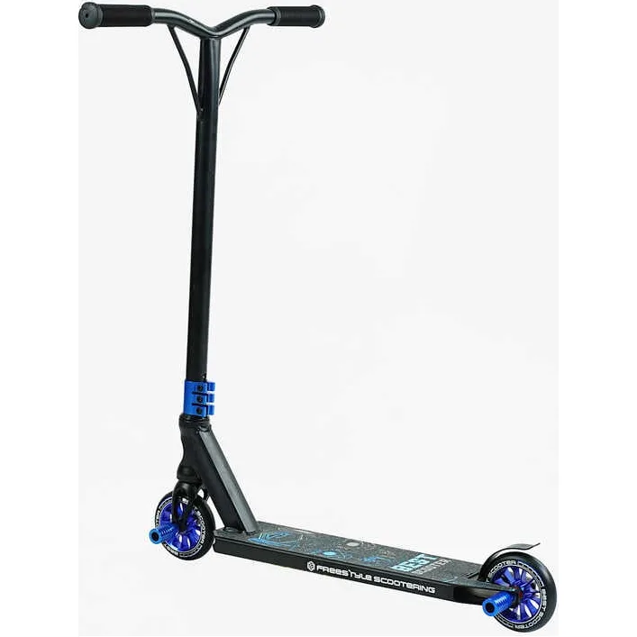 Самокат трюковый Best Scooter 54528 (1) HIC-система, ПЕГИ, алюминиевый диск и дека, колёса PU d-110мм, ширина руля-52см, высота - 83см, в коробке