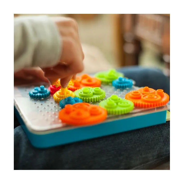 Игра-головоломка Fat Brain Toys Crankity Разноцветные шестерёнки (F140ML)