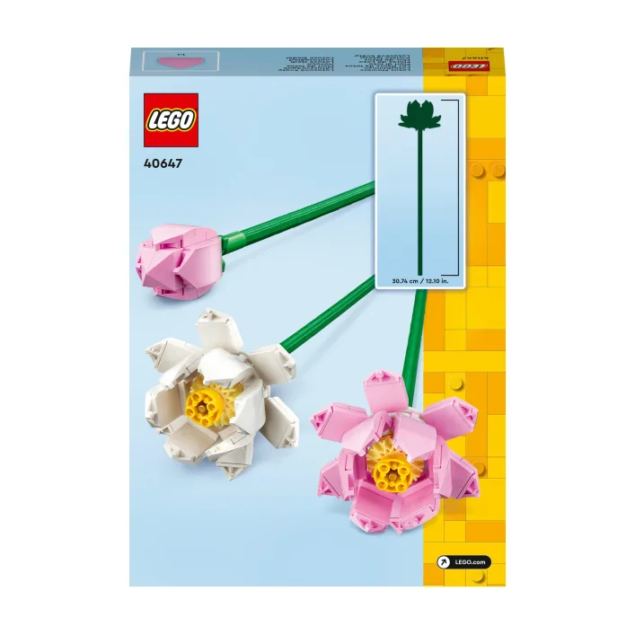 Конструктор LEGO Botanicals Квіти лотоса 220 деталей (40647)