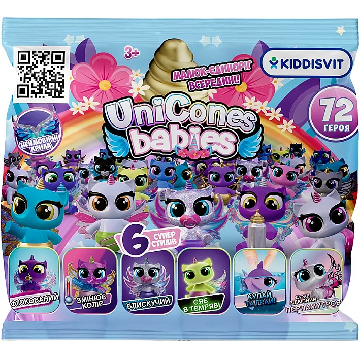 Колекційна фігурка-сюрприз UNICONES «Babies» – ЄДИНОРОЖИК (в диспл.)