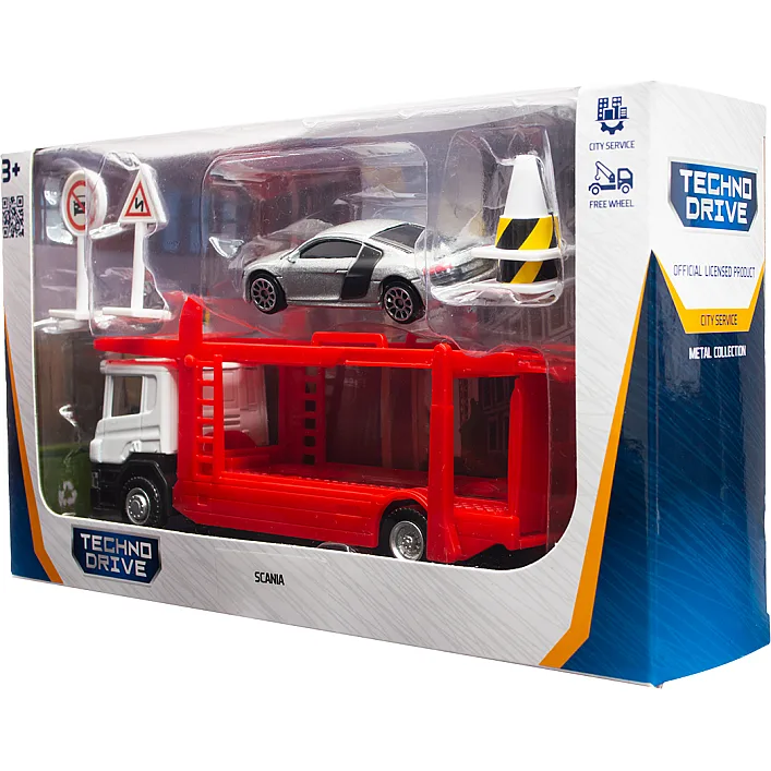 Ігровий набір – АВТОПЕРЕВІЗНИК SCANIA (автоперевізник, машина, аксес.)