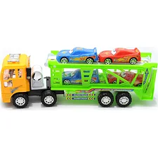 Автовоз инерционный с 4 машинками, в колпаке RJ6601 г.45,7*12,2*17см. (Маш5249)