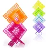 Конструктор Guidecraft Interlox Squares Квадраты, 96 деталей (G16835)