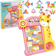 Логическая игра "Тетрис Жираф 3в1" в коробке XZ-1074B (Нас6508)