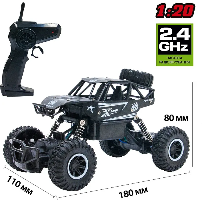 Автомобиль Off-Road Crawler На Р/У – Rock Sport (Черный)