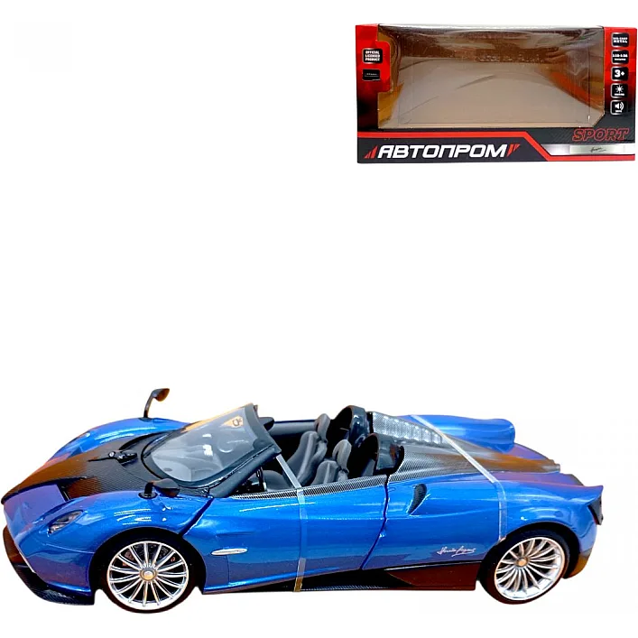 Машина мет. 1:24 Pagani Huayra Roadster, батар., світло, звук, відкр. двері