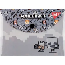 Папка-конверт YES B7 на кнопке "Minecraft" 492262 (Кнц6584)