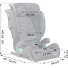 Автокрісло Nukido Louis Soft ISOFIX 15-36 кг, сіре