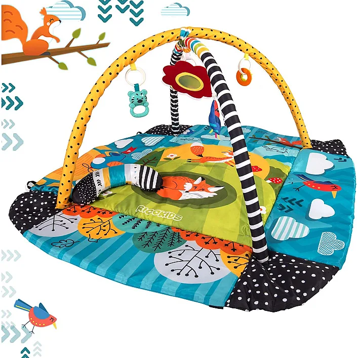 Килимок розвивальний 110 x 100 см Лисеня Ricokids