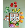 Настольная развивающая игра "Корзина с овощами-2" Ubumblebees (ПСФ043) PSF043 сортер-вкладыш