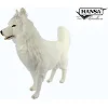 Анимированная игрушка Сибирский хаски, белый, L. 115см, HANSA (0849)