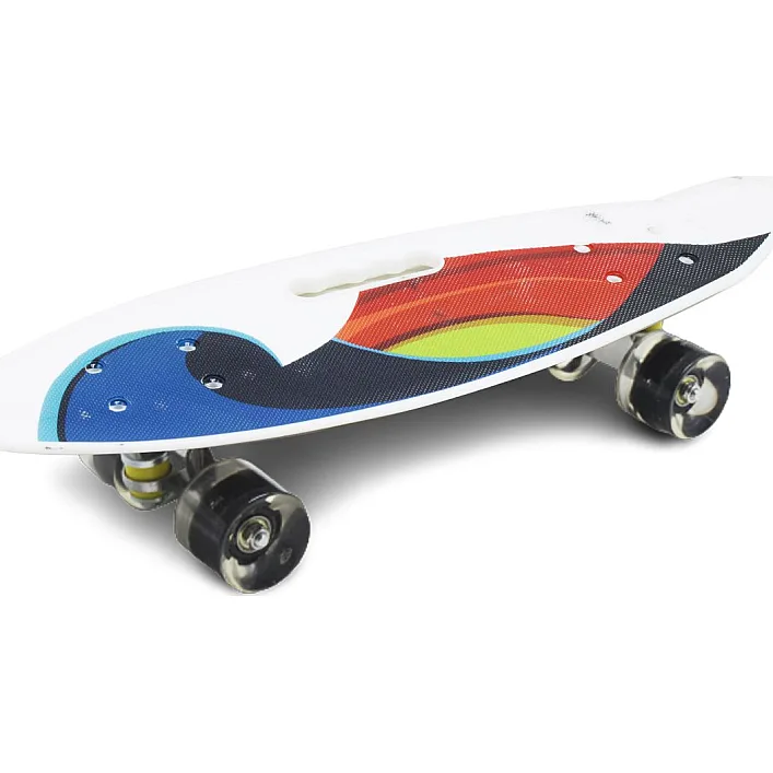 Пенни борд с ручкой "Best board", белый