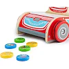 Игрушечный вертикальный пылесос, Bigjigs Toys, деревянный, арт. 33009
