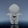 Мягкая игрушка "Астронавт" (30 см), золото