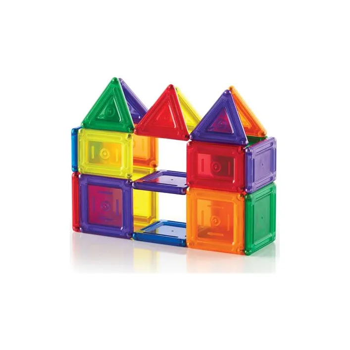 Магнитный конструктор Guidecraft PowerClix Solids, 44 детали (G9421)