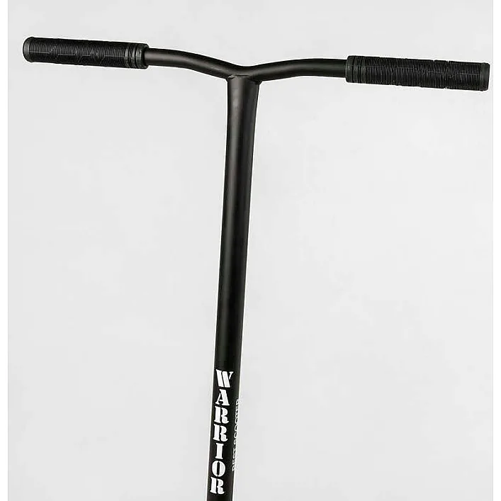 Самокат трюковый Т-30401 Best Scooter (4) "Warrior", HIC-система, ПЕГИ, алюминиевый диск и дека, колёса PU, d=120мм, ширина руля 58 см