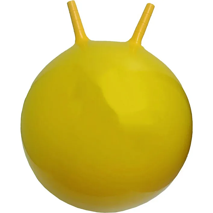 М'яч для фітнесу (фітбол) BT-PB-0178(Yellow) з ріжками 55 см
