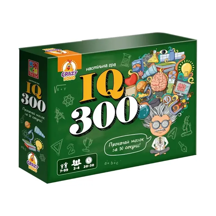 Игра настольная развлекательная. IQ300 VT8055-46 (укр) Vladi Toys (Нас5587)